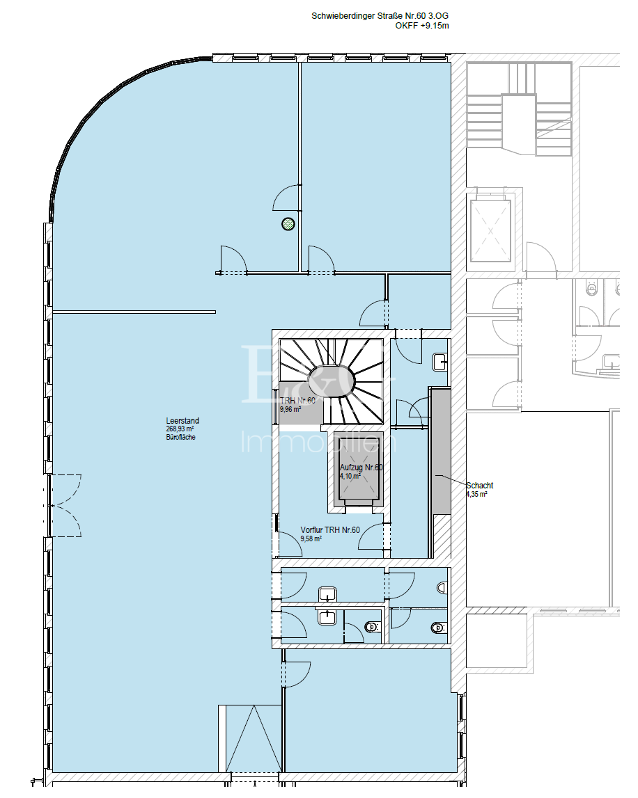 3. Obergeschoss (284 m²)