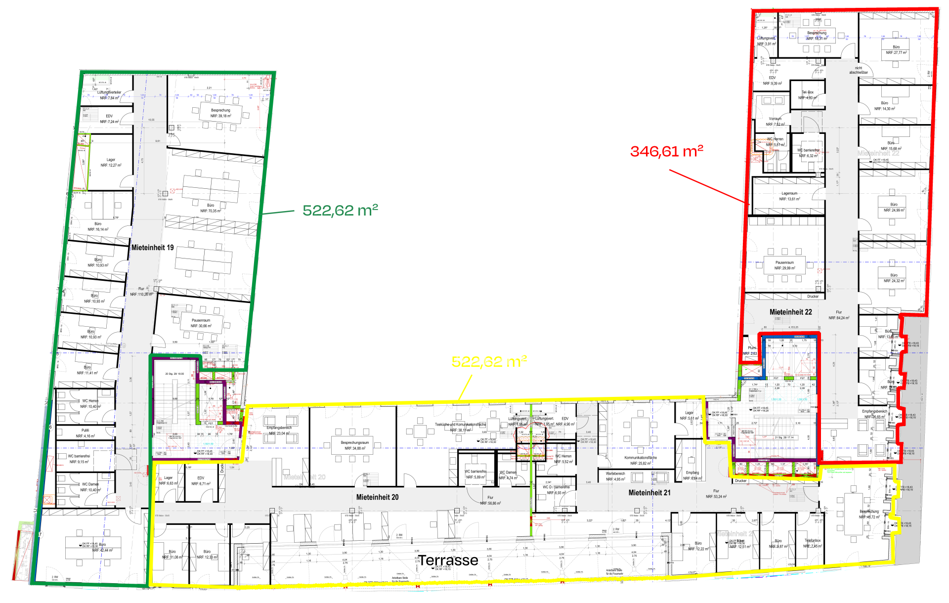 5.Obergeschoss, teilbar ab ca. 346,61 m²