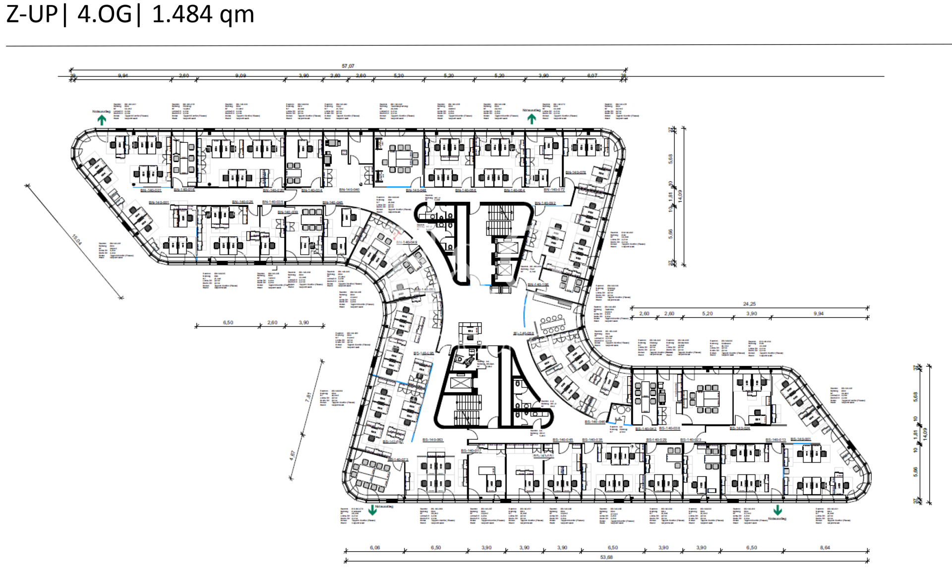 4. OG ca. 1.552 m²