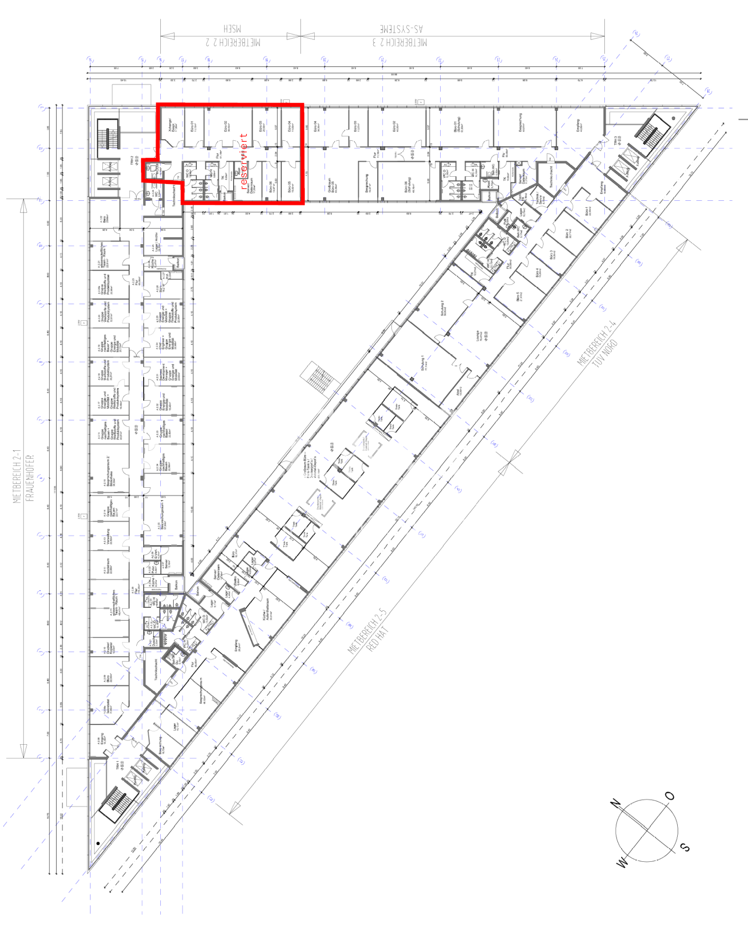 2.Obergeschoss 259,46 m², res.