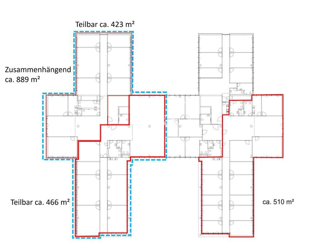 1.OG_423 m²_510 m²_466 m²