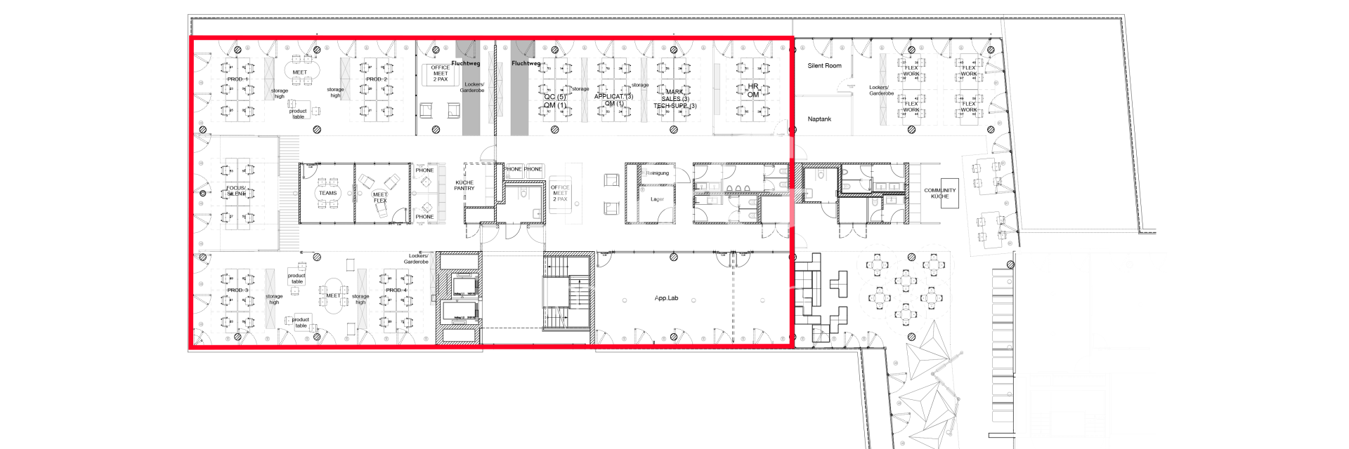 1. OG Dispendix - 837,77 m²