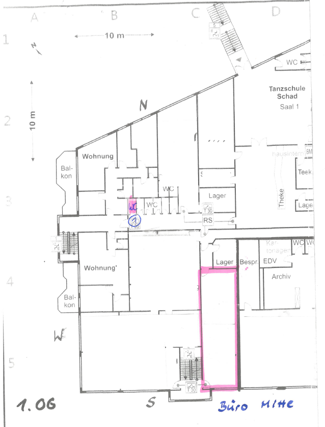 1. Obergeschoss ca. 58 m²