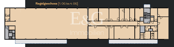 1.OG-4.OG, Regelgeschoss